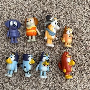 Bluey and Friends Action Figure Set